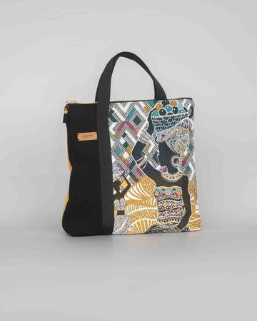 sac à main jacquard femme africaine