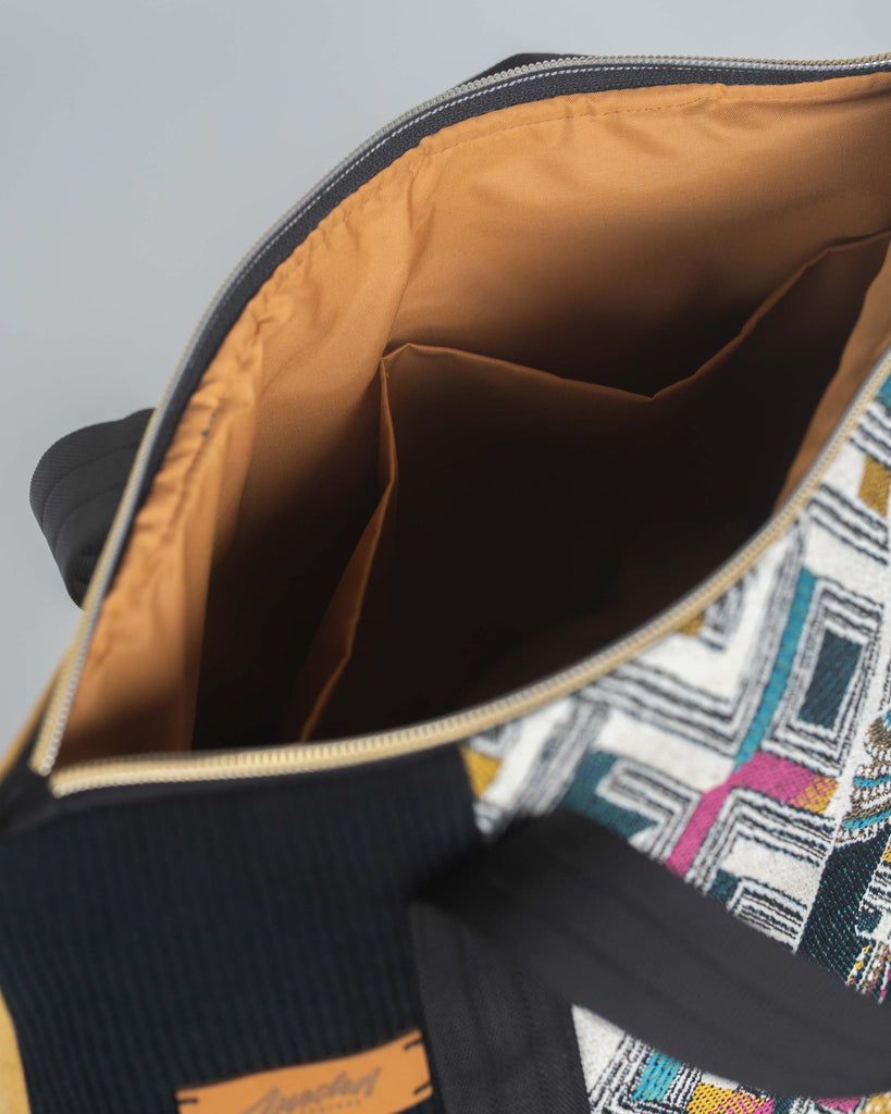 Intérieur sac  motif jacquard