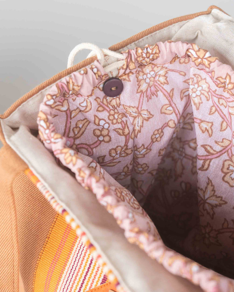 intérieur sac en tissu basque